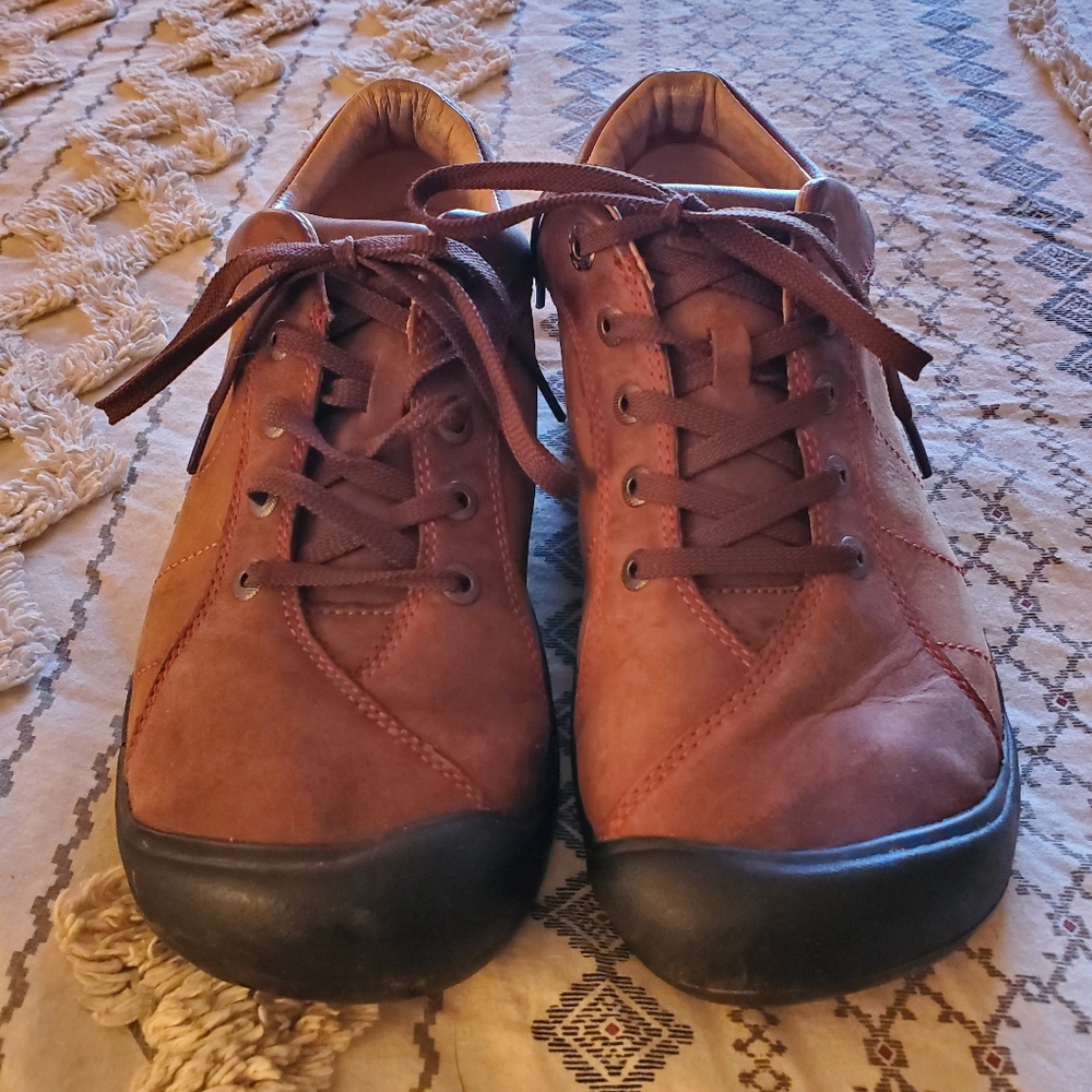 Keen Presidio Brown Leather Sneakers